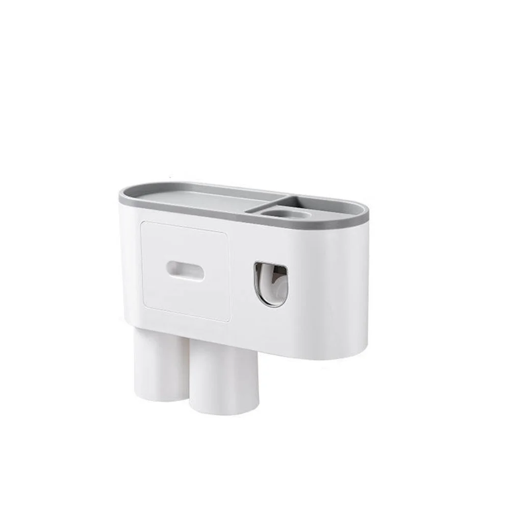 Modern White Wall-Mounted Bathroom Organizer